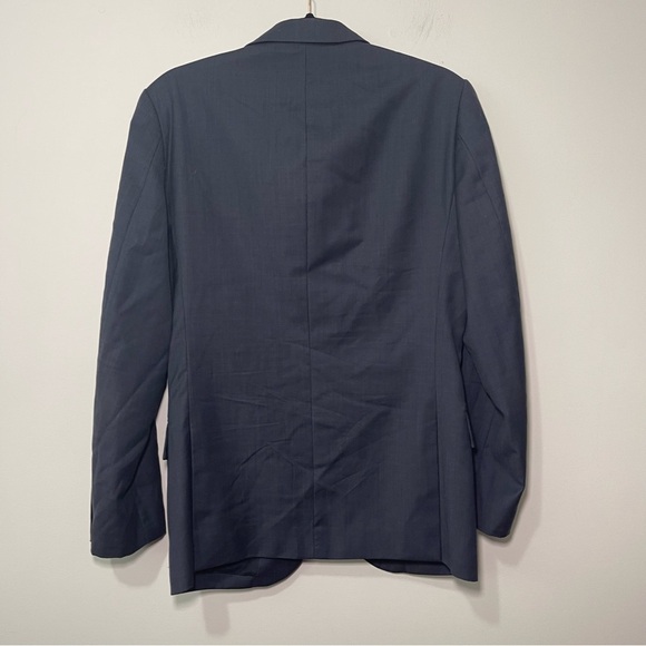 J.Crew Factory Men’s Navy Wool Thompson Blazer Size 36S Two Button Suit Jacket - Picture 7 of 11